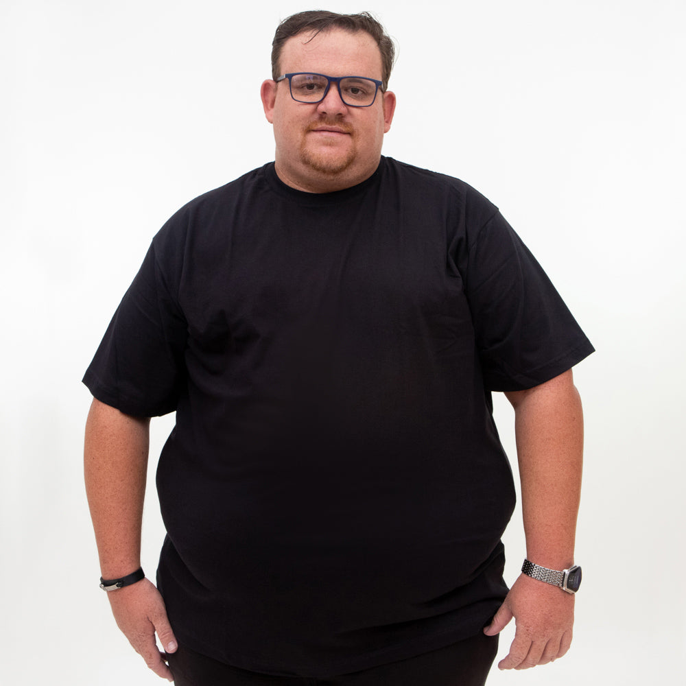 Camiseta Básica Plus Size 100% Algodão D'Lujo G1 ao G5