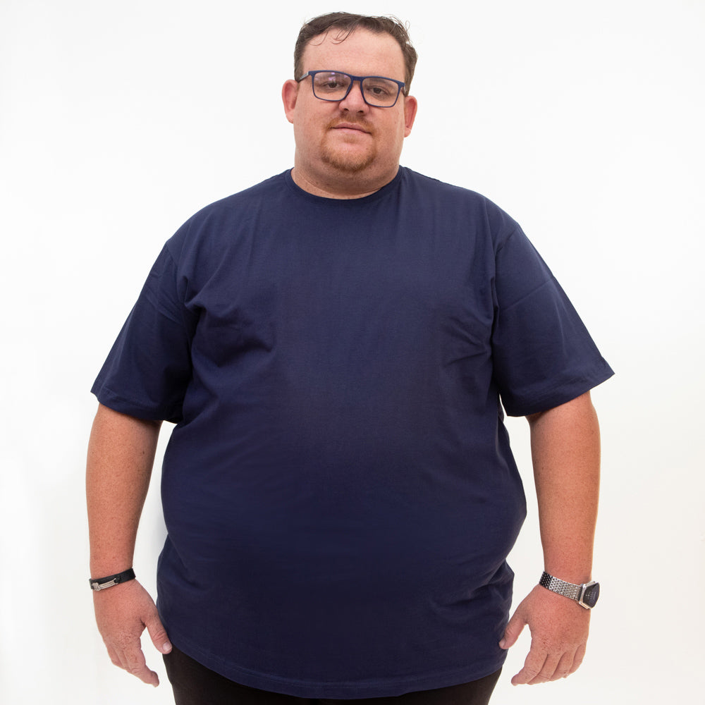 Camiseta Básica Plus Size 100% Algodão D'Lujo G1 ao G5