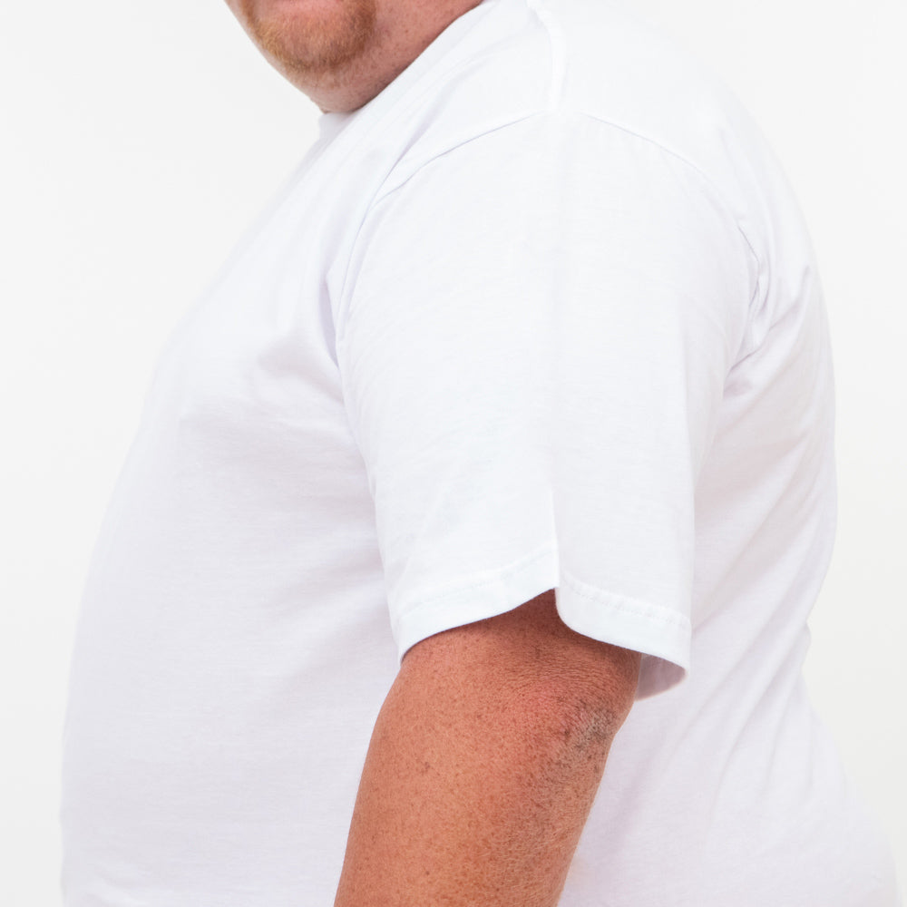 Camiseta Básica Plus Size 100% Algodão D'Lujo G1 ao G5