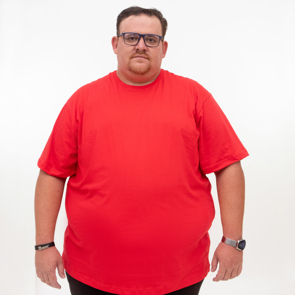 Camiseta Básica Plus Size 100% Algodão D'Lujo G1 ao G5
