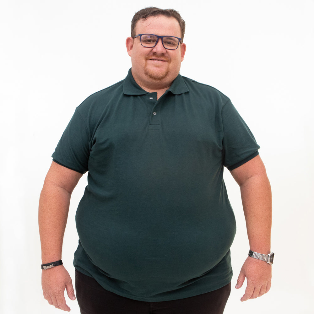 Gola Polo Piquet Plus Size D'Lujo G1 ao G5