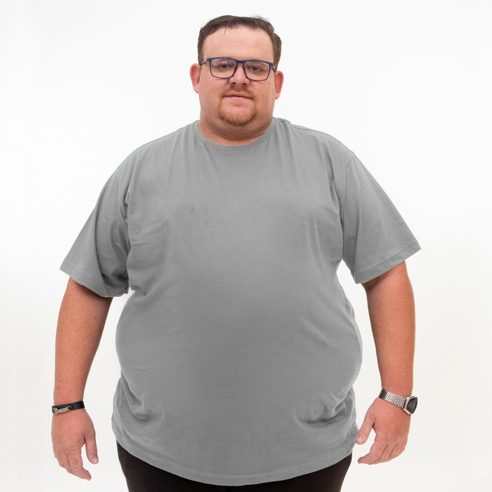 Camiseta Básica Plus Size 100% Algodão D'Lujo G1 ao G5
