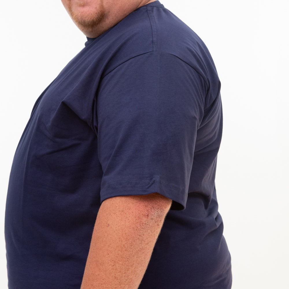 Camiseta Básica Plus Size 100% Algodão D'Lujo G1 ao G5