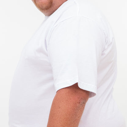 Camiseta Básica Plus Size 100% Algodão D'Lujo G1 ao G5
