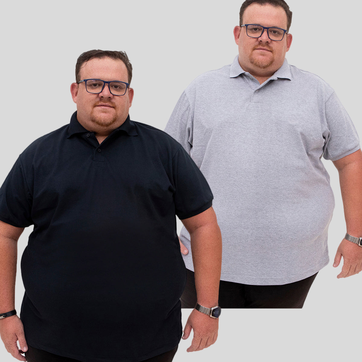 Kit 2 Camisetas Gola Polo Piquet Plus Size - G1 ao G5